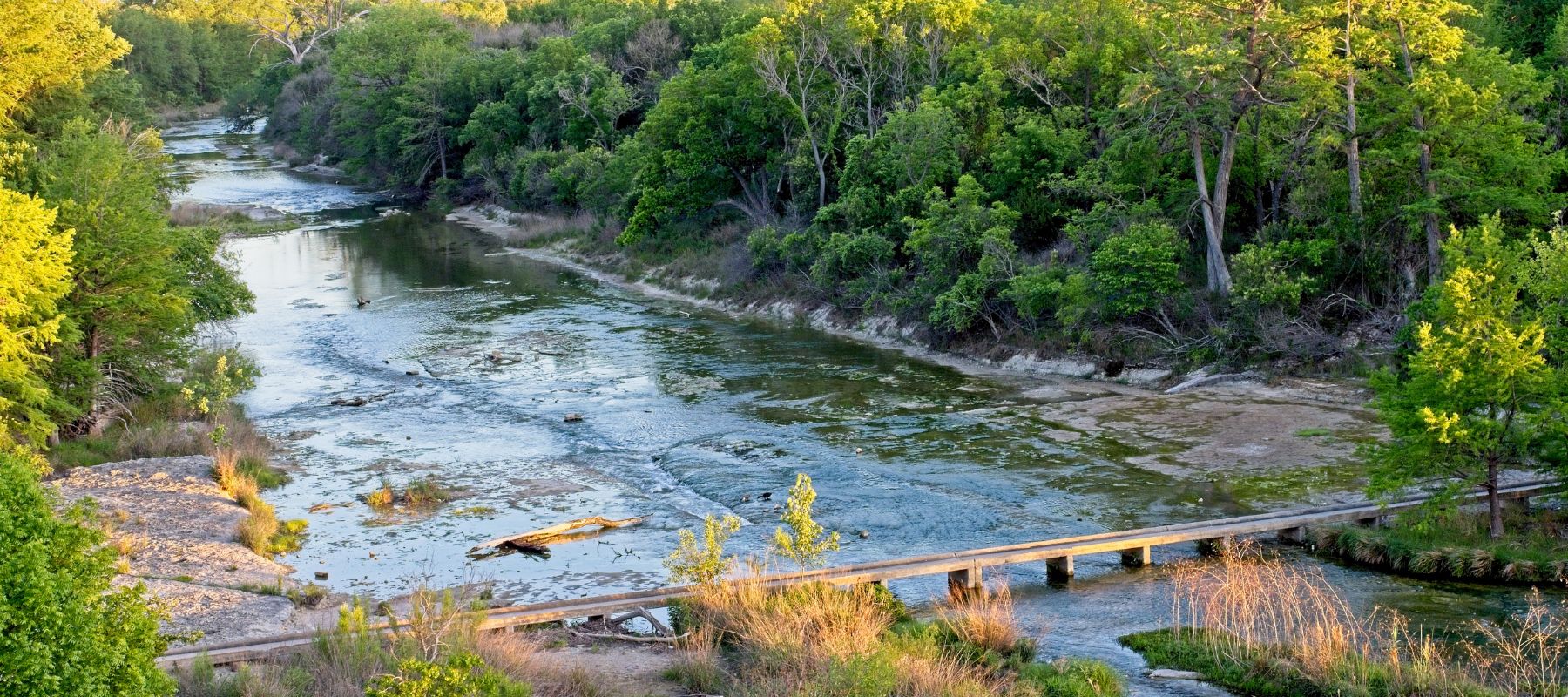 river flowing through kerrville tx